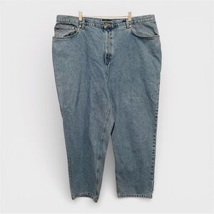 Vintage Ralph Lauren Jeans Co. 24W Straight Leg Jeans Light Wash Plus Size 90s